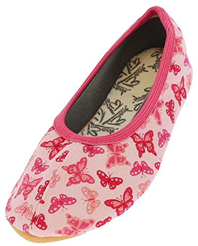 Beck Mädchen Papillon Gymnastikschuhe, Pink, 27 EU