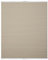 Lichtblick Thermo-Plissee Klemmfix, ohne Bohren, verspannt, Wabenplissee, Blickdicht, Hitzeschutz, Klemmträger, Energie und Heizkosten sparen Creme,65 cm x 130 cm (B x L)