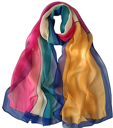 FAIRYGATE Halstuch Damen Musselintuch Damen Schals und Tücher Damen Muslim Premium Chiffon Hijab Kopftuch Schal aus Leicht Stoff A5220