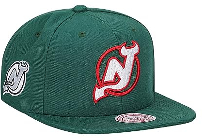 Mitchell & Ness New Jersey Devils Alternate Flip Vintage Snapback Cap