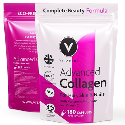 Bigger Pack, Better Value – 60‑Day Supply of Fast‑Absorbing Naticol® Marine Peptides (~2 kDa) – Collagen Supplements for Women with Hyaluronic Acid, Vitamins C & E, Biotin & Zinc