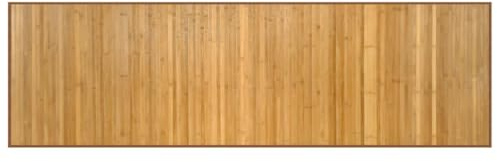 vidaXL Tappeto Rettangolare Naturale 60x200 cm in Bambù, Tappeto da Salotto