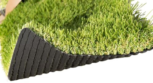 Suinga Prato Sintetico 30mm Córdoba | Rotolo 2x10m | Tappeto di Erba Sintetica Realistico con Fibra Doppia | Ideale per Giardini, Terrazze e Balconi