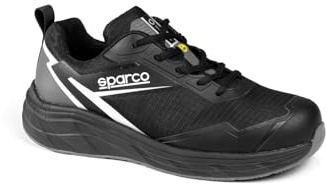 Sparco - Chris ESD S3S SR FO HR - Scarpe Antinfortunistiche Uomo Donna - Scarpe da Lavoro Antiscivolo e Resistenti - Scarpe di Sicurezza in Stile Running Comode e Traspiranti - 42 EU