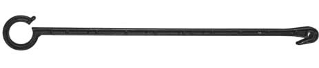 SAB Gancio Lungo Rompigoccia di Sostegno 50 Pezzi 140 mm ø 16 per Tubi di Irrigazione, Accessorio per Impianti di Irrigazione a Goccia da Giardino e Orto