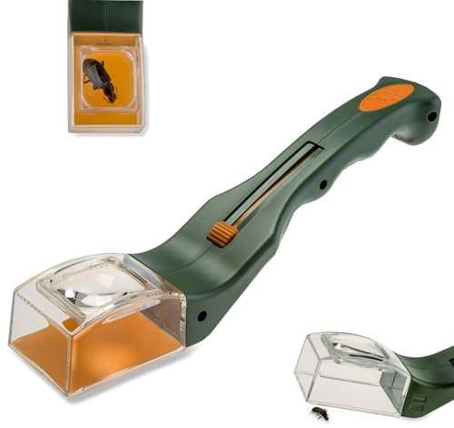 Instrumento de recolección de muestras, herramienta de inspección con aumento, función de liberación de insectos, atrapacriaturas portátil, equipo de exploración de estudios de la naturaleza, uso educ