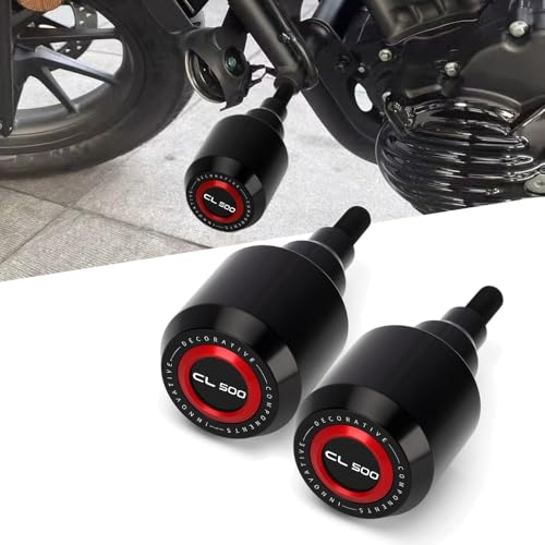Super Vici Motorcykel fallskydd kompatibel med CL 500 2023 2024 2025+ antikollisions-fallskydd, fallkuddar, Crashpad cl500 tillbehör röd