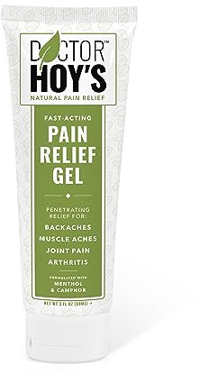 DOCTOR HOY'S Natural Pain Relief Gel, Topical Arnica Anti-Inflammatory Gel for Arthritis, Joint Pain, and Muscle Strains - Clean, Safe and Effective Pain Relief