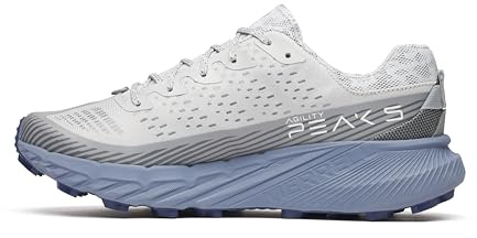 Merrell Men's Trail Running Sneaker, Pigeon/Indigo, 9 UK