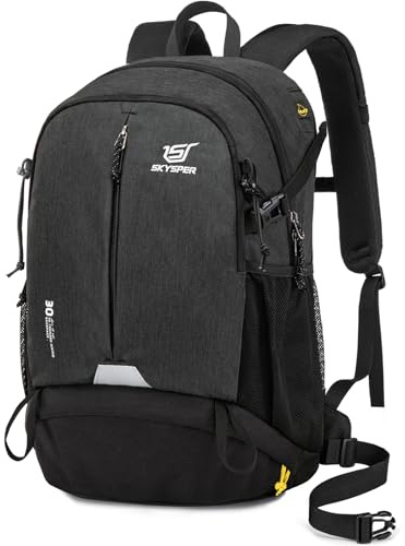 SKYSPER 30L Sac à Dos de Randonnée avec Compartiment pour Chaussures Sac de Sport pour Excursions Trekking Voyage