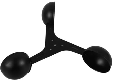 Sosoport Capteur Anémomètre à 3 Coupelles Pour Mesure Du Vent, Utilisation Agricole, Métal Solide, Outil De Mesure Vitesse Du Vent