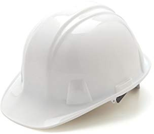 Pyramex Safety Products HP14110 Sl Series 4 Pt. Ratchet Suspension Hard Hat, White