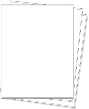 Printable Sticker Paper – 100 Sheets 8.5 x 11 Full Sheet Labels, Matte Self Adhesive Sticker Paper for Inkjet & Laser Printers, Full Page Printable Label Paper for Shipping, Address