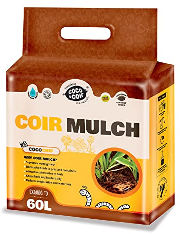 Coco Chip Mulch (60L) 100% Natural Eco-friendly Coir Mulch