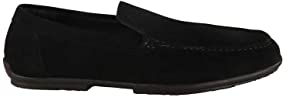 Calvin KLEIN Slipper Veloursleder Logo-Detail schwarz Größe 43
