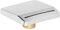 Hapivida Fuente de Piscina de Acero Inoxidable G1/2, Hoja de desagüe de Cascada de Rosca Externa, 7,5 cm para SPA, Piscina, Ducha, bañera de Masaje