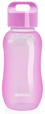 JILIGUALA Tasses de voyage en plastique pour café, bouteille d'eau de sport, tasse pour lait, café, thé, jus, capacité 350 ml (12 oz), pack violet de 1