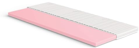 Meisterschlaf Topper de espuma fría, Cubre Colchon Colchoncillo, 75 x 200 cm (ancho x largo), Tencel 3D, mediana, altura 7 cm, OEKOTEX, RG 45 kg/m³, fabricado en Alemania