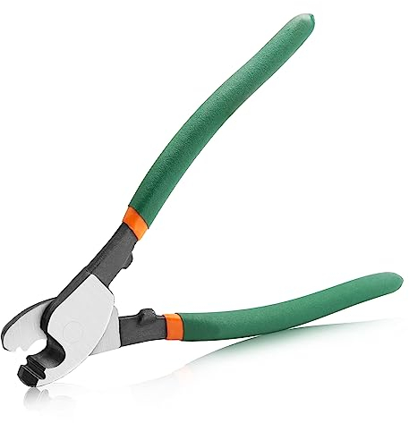 SPEEDWOX Pince coupante à effet de levier élevé - Robuste - 20,3 cm - Multifonctionnelle - Pince coupante pour câble coaxial - Pour couper l'aluminium, le cuivre souple et les câbles de communication