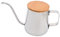 PAMINGONO Kaffee Wasserkocher Kaffeedose kleine espressomaschine Thermal- isolierter Kaffee Kaffeekrug easy putz holzdeckel kaffeepadmaschine Kaffeekanne Wasserkocher aus Edelstahl Bambus