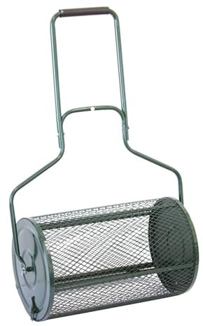 Oypla Heavy Duty 72L Garden Lawn Compost Spreader Fertiliser Manure Roller