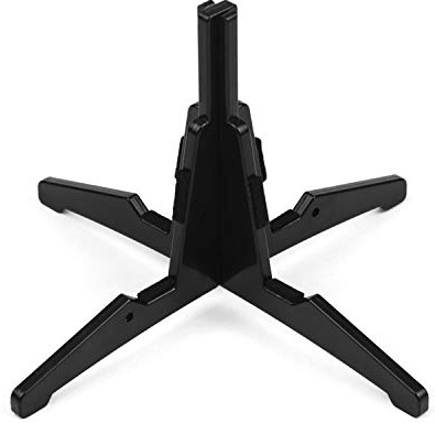 Soporte de Clarinete de Plástico Duradero Soporte Ligero con Almohadillas de Espuma Suave Estable 4 Patas Diseño Desmontable Adecuado para Almacenamiento de Trompetas