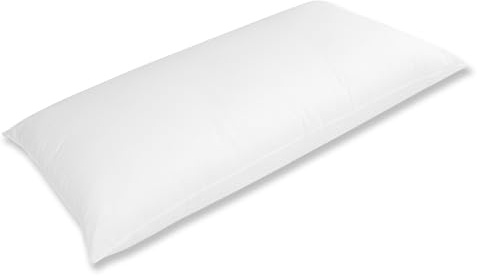 Moshy Almohada Nova de Fibra Virgen Fibertex, Firmeza Media, Funda de Microfibra Suave (75 cm)