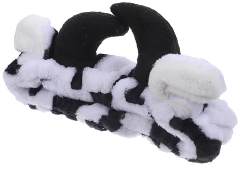 Bandeau de Bain Corne de Vache en Flanelle pour Femmes