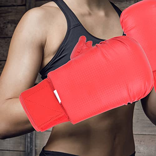 WGFOIP Karate Boxeo Equipo de Protección de Manos a Prueba de Explosiones para Artes Marciales Entrenamiento Deportivo Rojo M L Par (#2)