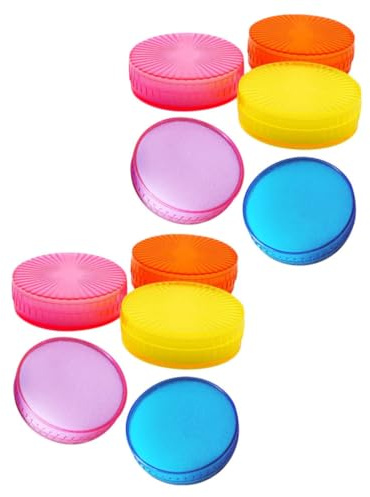 Artibetter 10 Pièces Éponges Humidificatrices Doigts Antidérapantes pour Comptage Billets et Petite Monnaie Cylindre Éponge pour Usage Bureau et Finance Améliore Préhension Couleur Aléatoire