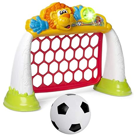 Chicco Porta da Calcio per Bambini Goal League PRO, Gioco Elettronico e Interattivo, Tabellone con Luci e Suoni, 3 modalità di Gioco, Palla di Plastica Morbida Inclusa, Giochi per Bambini 2-5 Anni