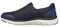 Skechers Herren Flex Advantage 4.0 Tuscan Sneaker, Navy Mesh Pu Lime Trim, 41 EU