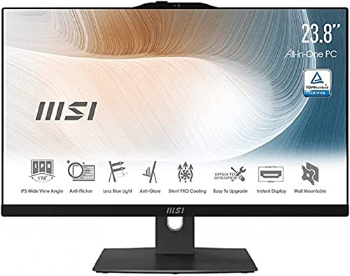 MSI Modern AM242P 11M 1447DE All-in-One PC mit IPS, Intel Core i5-1135G7, 8GB RAM, 512GB SSD, Windows 11 Pro