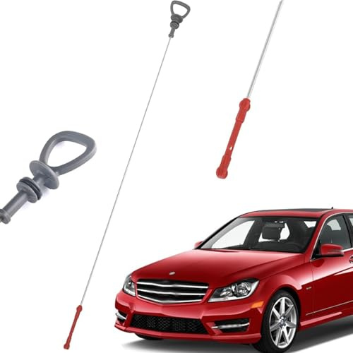 Covnikyer Engine Oil Level Dipstick Compatible with 2012-2014 Mercedes-Benz C300 E400 GLK350 C350 E350 R350 SLK350 Replacement Oil Fluid Dip Stick 2760100572
