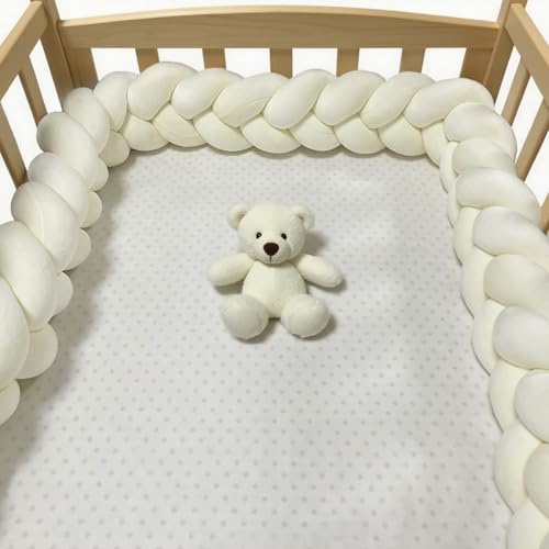 GYCS Serpente Letto Cuscino, Letto A Treccia Cuscino, Cuscino Coccoloso Soffice Intrecciato, Cuscini Intrecciato Annodato, Paracolpi Sponda Sponde Anticaduta,A02,400cm