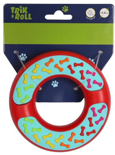 sarcia.eu DISCO DA RIPORTO per cani, frisbee, giocattolo da lancio per cani 13,8 cm (L)