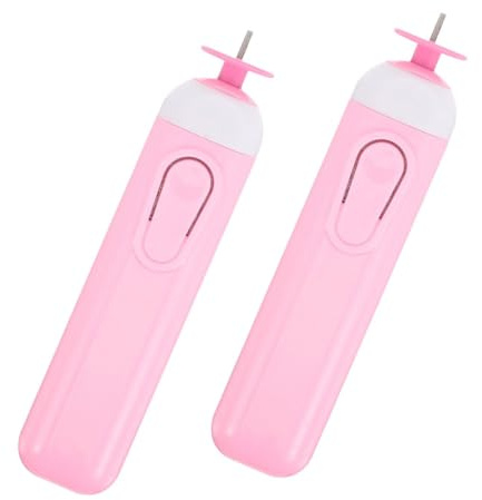 HOODANCOS Set 2 Pezzi Penne Elettriche per Quilling Fessura Strumenti per Arricciare e Arrotolare Carta Fai da Te Penne Leggere e Portatili per Progetti Artigianali di Precisione
