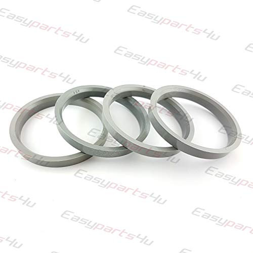 Set 4 x Anelli di centraggio per cerchi 72,0 mm su 63,4 mm cerchioni in alluminio