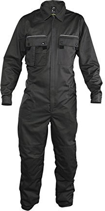 Solstice Pro - Buzo de Trabajo con Cremallera Simple, Gris Oscuro, T XL