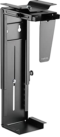 LogiLink EO0005 Einstellbare Untertisch/Wand PC-Halterung 360° drehbar mit variabler Größeneinstellung für PC's bis zu 10kg