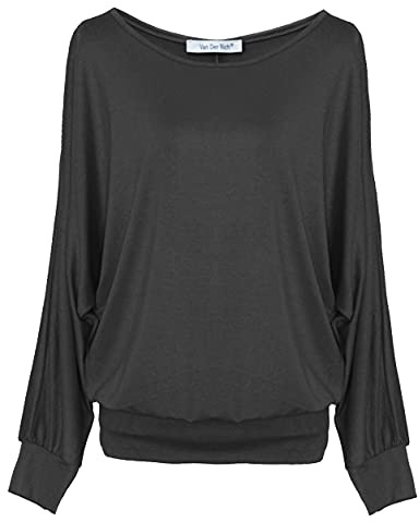 Van Der Rich ® - Suéter Oversize - Mujer (ML-Negro, M)