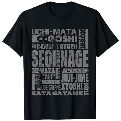 The A-Z of JUDO - Camiseta de judo con cinturón negro Camiseta