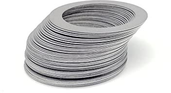 Spessore 0,2 mm Rondella piatta 304 Acciaio inossidabile,12x18x0.2 (20Pcs)