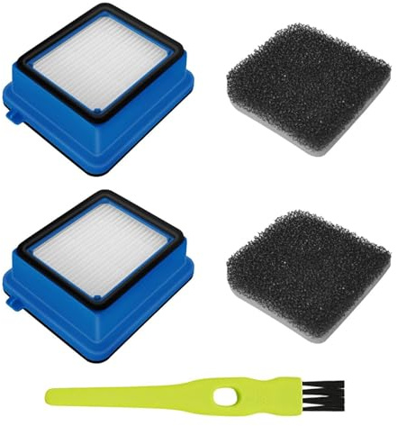 QFEHTHSK 2 Dammsugarfilter, 1 Rengöringsborste, Reservfilterset, Dammsugarfilterset, Hushållsdammsugartillbehör, rengöringsfilterset