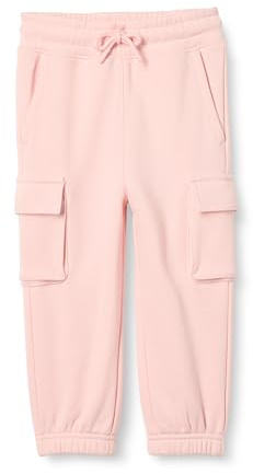 Amazon Essentials Unisex Kids' Cargo Jogger, Pink, X-Large