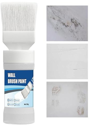 Vernice per pareti, vernice di riparazione per cartongesso, pittura per pareti interne, vernice per ritocco rapido, vernice bianca per ritocchi, vernice a pennello integrata, vernice per mobili bianca