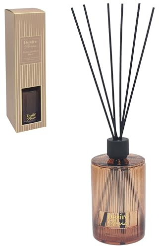 Lesser & Pavey Desire Aroma Oud & Bergamot 1000ml Reed Diffuser For Home Fragrance | Air Freshener Aromatherapy Diffuser For Stress Relief | Diffusers For Home Gift For Women & Men