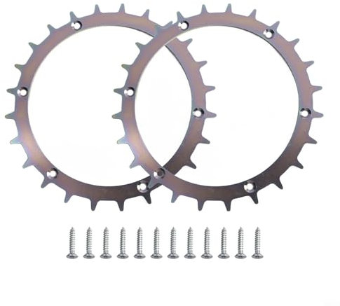 Honseadek Mähroboter Spikes für Bosch Indego XS 300 400 350 M700, verbesserte Traktionsdesign, einfache Montage, unverwüstlich, witterungsbeständig