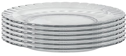 Duralex Paris Dinner Plate 9 Inch, 23 Cm-Set of Six, Clear by Duralex