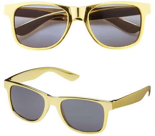 W WIDMANN MILANO Party Fashion – Brille Metallic, Partybrille, Accessoire für Karneval & Mottoparty